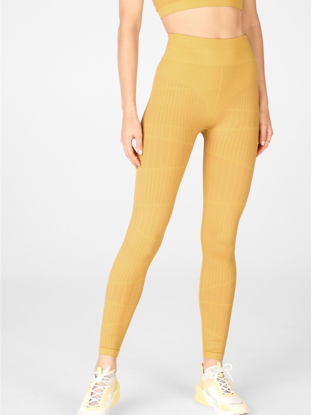 Fabletics High-Waisted Seamless Jacquard Legging